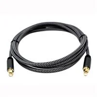PPA Toslink Digital Optical Audio Cable Braided - 6ft