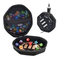 Accessory Power ENHANCE DnD Dice Tray and Dice Case - Dragon Black