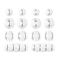 Wrap-It Cable Clips - Single (14-Pack) White