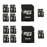 Micro Center 64GB Ultra microSDXC Class 10 / U1 / V10 Flash Memory Card with Adapter (10 PacK)
