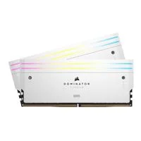 Corsair Dominator Titanium RGB 48GB (2 x 24GB) DDR5-7200 PC5-57600 CL36 Dual Channel Desktop Memory Kit CMP48GX5M2X7200C36W - White