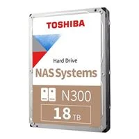 Toshiba N300 18TB 7200 RPM SATA III 6Gb/s 3.5&quot; Internal NAS CMR Hard Drive