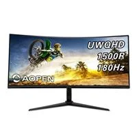 AOpen 34HC5CU S3biiphx 34&quot; 2K WQHD (3440 x 1440) 180Hz Curved Screen Gaming Monitor