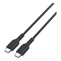 Inland USB 2.0 (Type-C) Male to USB 2.0 (Type-C) Male Cable 6.6 ft. - 4 Pack (Black, White, Blue, Pink)
