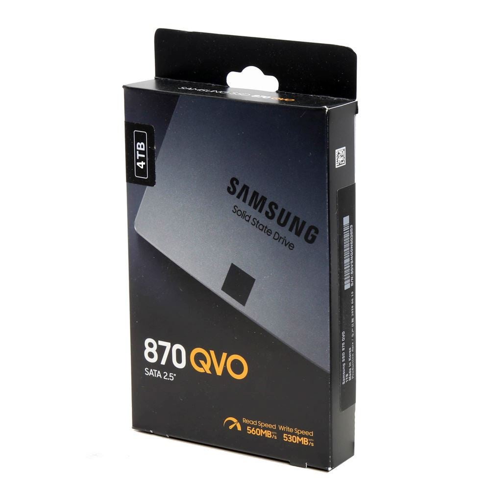 Samsung 870 QVO 4TB SSD 4-bit QLC V-NAND SATA III 6Gb/s 2.5 Internal Solid  State Drive - Micro Center